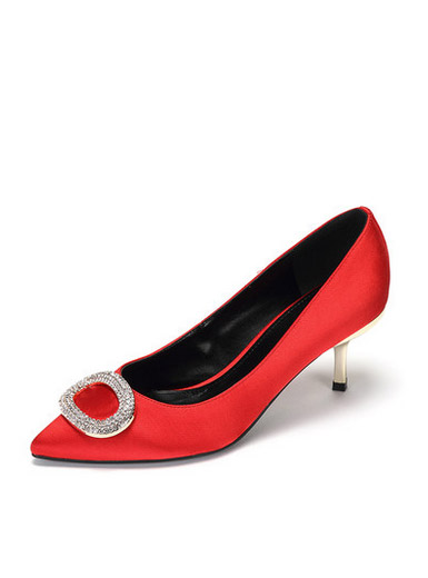 Daphne comfortable low-heeled shoes temperament pointed metal buckle fine with dress shoes Daphne comfortable low-heeled shoes temperament pointed metal buckle fine with dress shoes