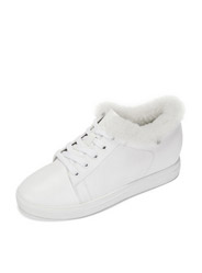 Daphne Wang also cooperation paragraph wild white shoes casual system with increased movement wind shoes