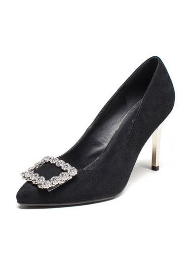 Daphne new women's singles shoes wedge side buckle fine with high heels Daphne new women's singles shoes wedge side buckle fine with high heels
