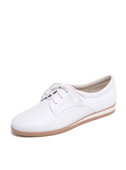 Daphne new leather simple shoes with flat shoes