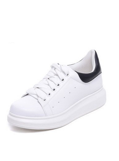 Daphne new round head inside the high PU shoes with deep casual shoes Daphne new round head inside the high PU shoes with deep casual shoes