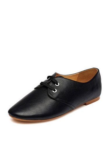 Daphne casual women's shoes flat round cross-tie pure color deep flat shoes Daphne casual women's shoes flat round cross-tie pure color deep flat shoes