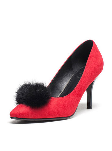 Daphne new thin with fluffy pointed high heels sexy shoes Daphne new thin with fluffy pointed high heels sexy shoes