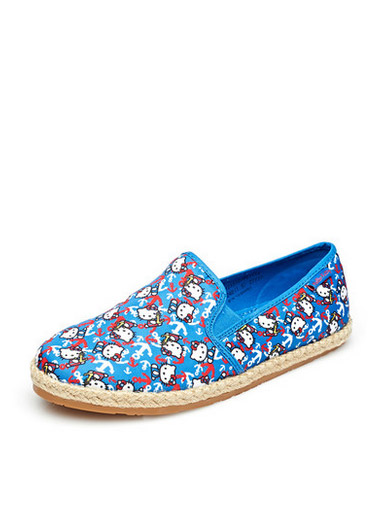 Daphne HelloKitty cute printed flat knit casual footwear