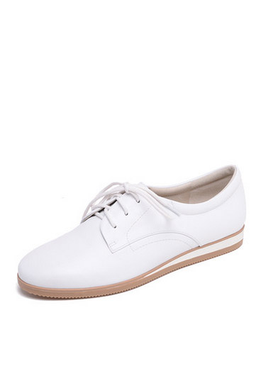 Daphne new leather simple shoes with flat shoes