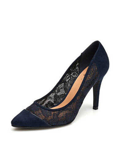 Daphne counter genuine elegant fine pointed lace hollow hollow high heels Daphne counter genuine elegant fine pointed lace hollow hollow high heels