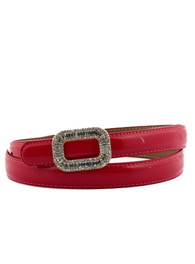 Gorgeous rhinestone buckle casual buckle lady belt