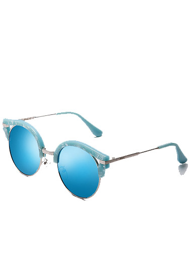 Universal Lady fashion new metal mirror frame trend polarized sunglasses Universal Lady fashion new metal mirror frame trend polarized sunglasses