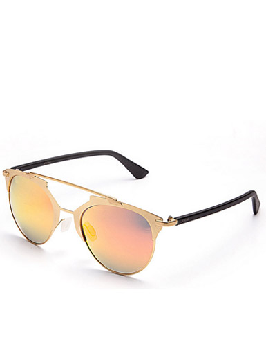 Ladies new metal frame fashion sunglasses
