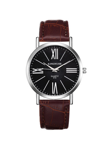 High-end fashion waterproof Roman digital belt watch High-end fashion waterproof Roman digital belt watch